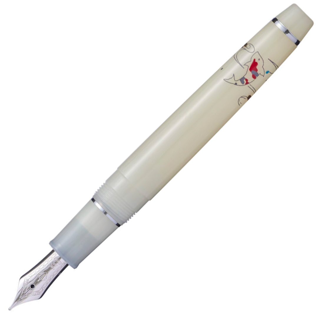 Sailor Professional Gear Slim Fountain Pen Princess Raden Shirotae 14k Nib