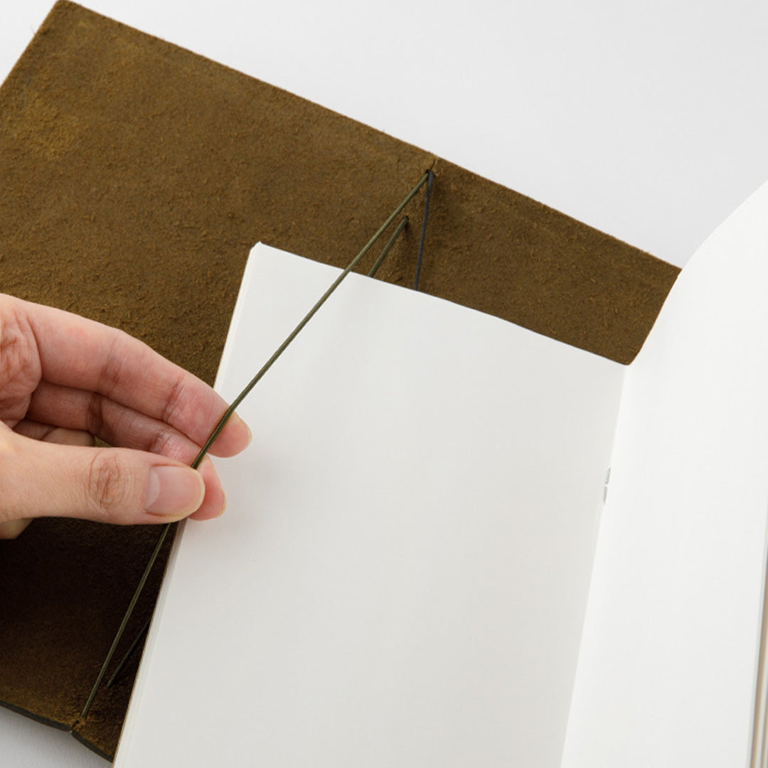 TRAVELER'S COMPANY Traveler's Notebook Leather Olive by TRAVELER'S COMPANY at Cult Pens
