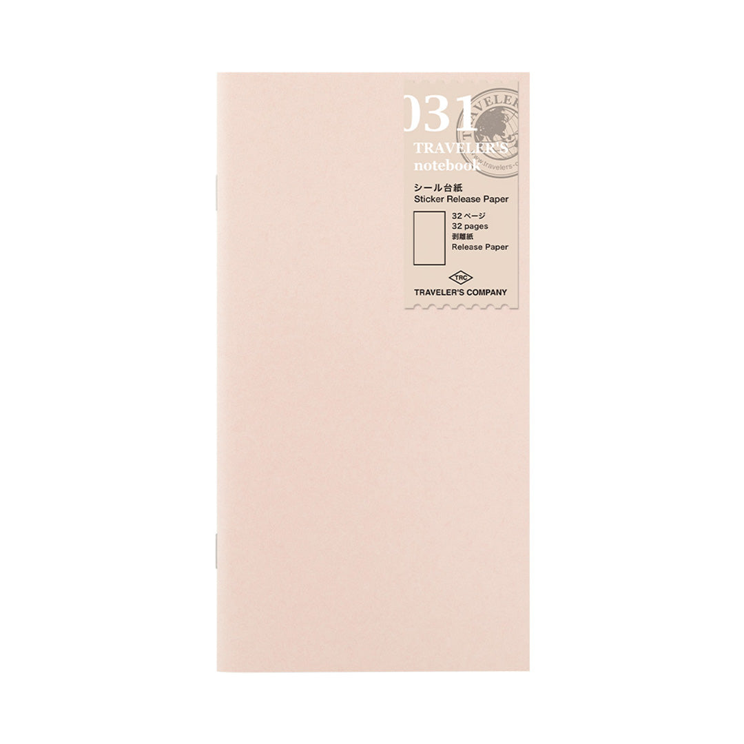 TRAVELER'S COMPANY Notebook Refill Sticker Release Paper by TRAVELER'S COMPANY at Cult Pens