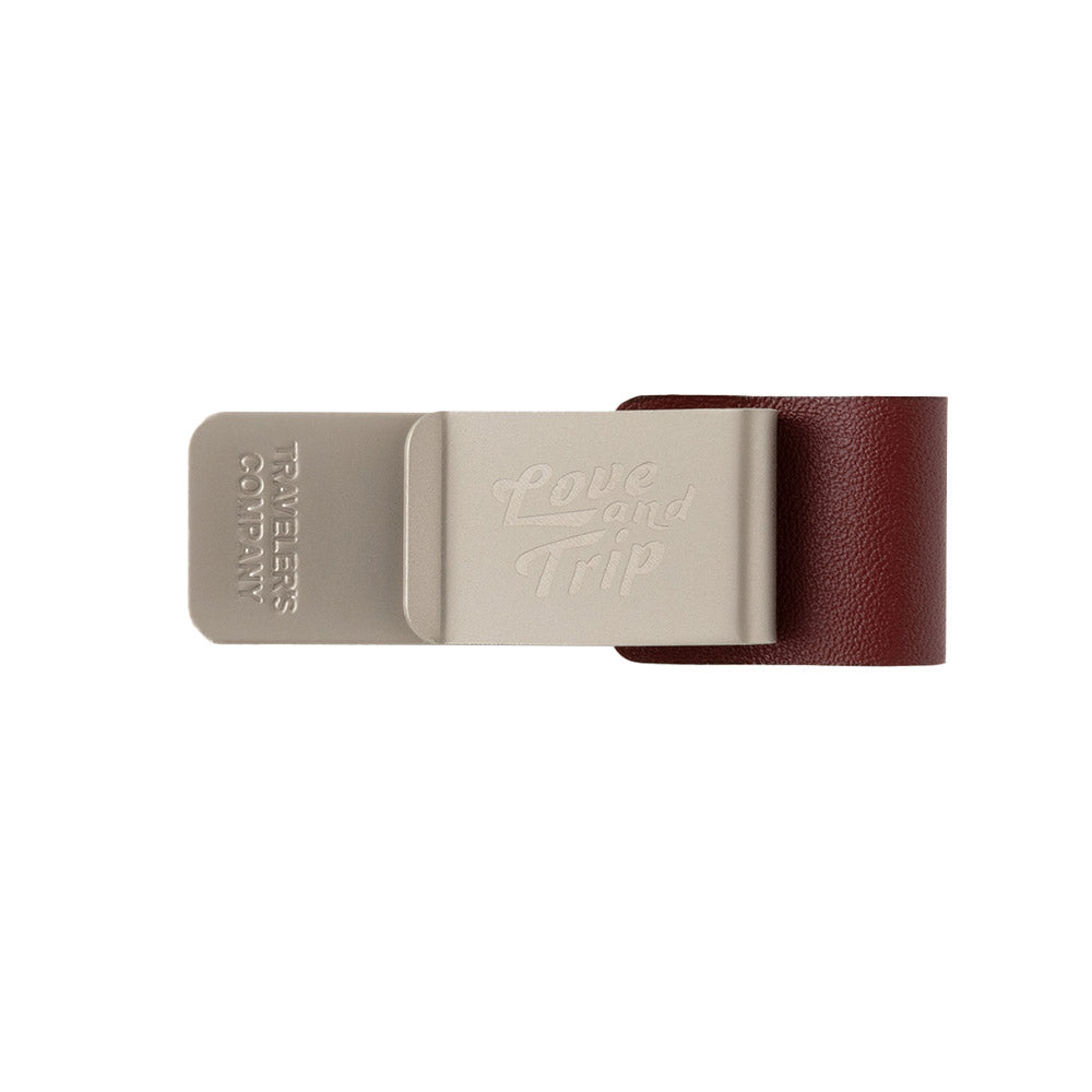 TRAVELER'S COMPANY Pen Holder LOVE AND TRIP Red