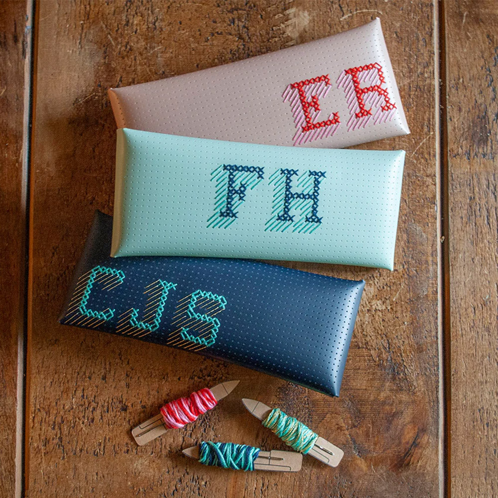 Chasing Threads Stitch Pencil Case Mint