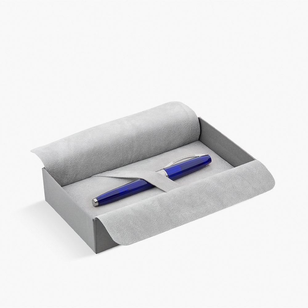 Visconti Michelangelo Fountain Pen Translucent Blue