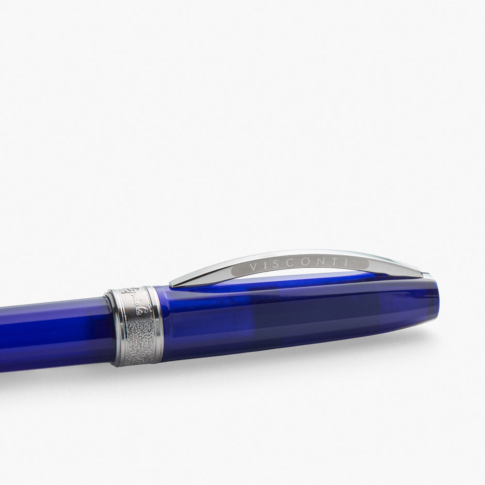 Visconti Michelangelo Fountain Pen Translucent Blue