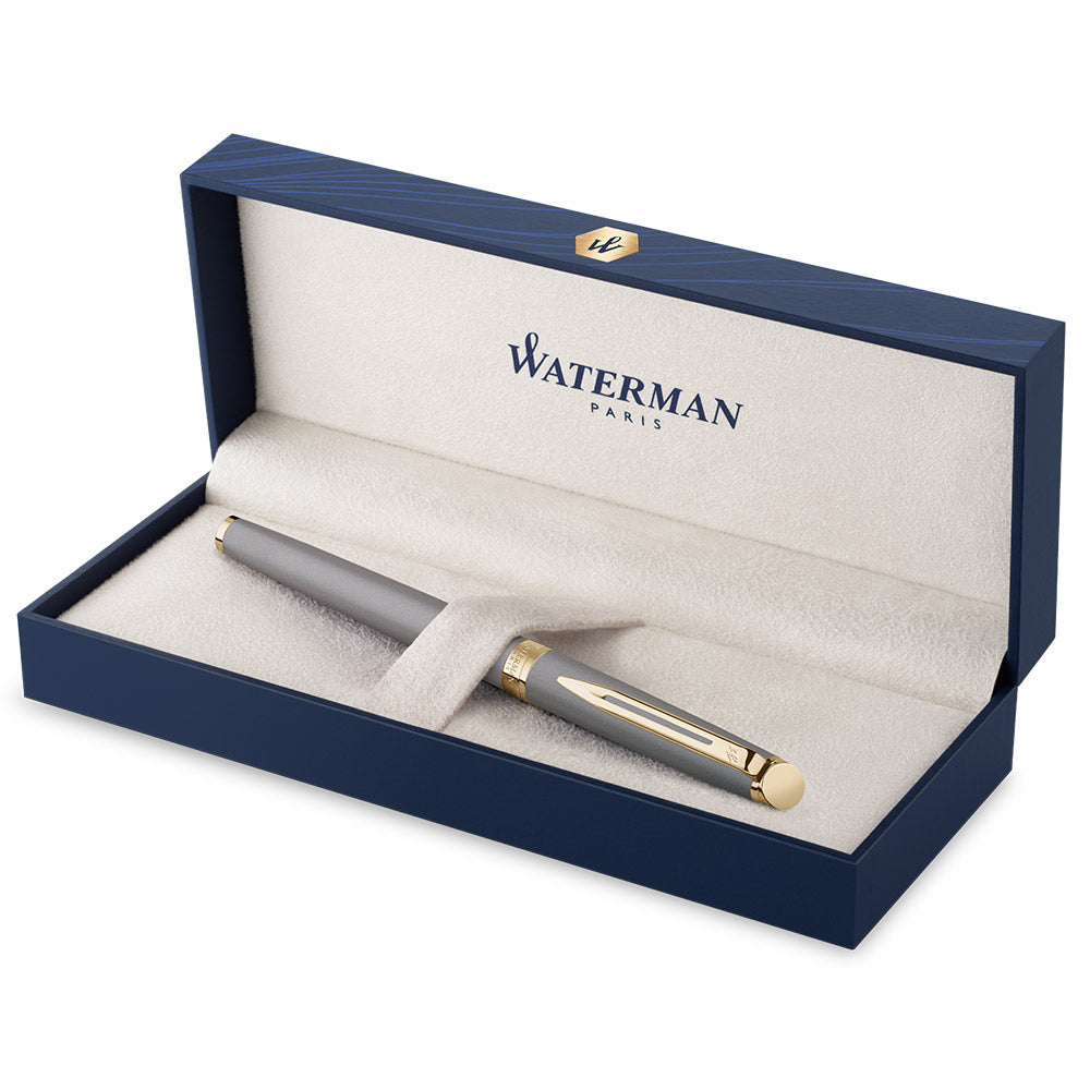 Waterman Hemisphere Fountain Pen Stone Grey with Gold Trim