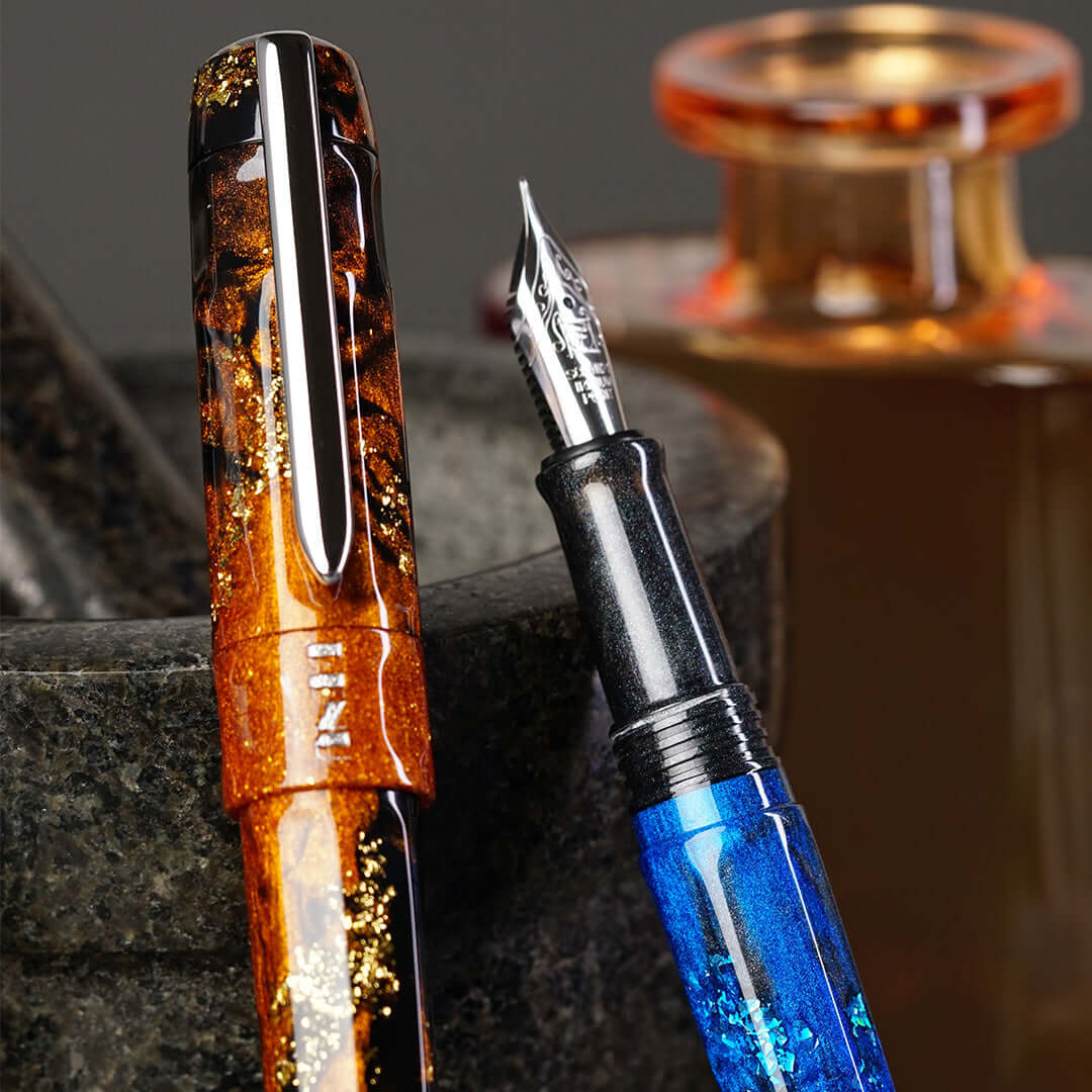 Benu Talisman Fountain Pen Tiger's Eye by Benu at Cult Pens