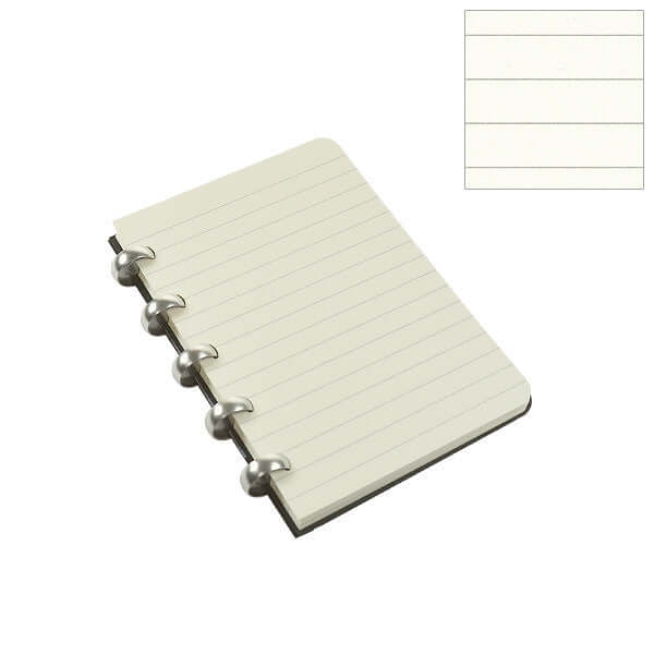 Atoma Elegant Disc-Bound Refillable Notebook A6+ by Atoma at Cult Pens