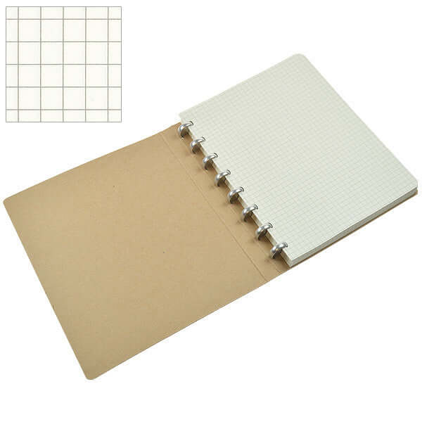 Atoma Alain Berteau Disc-Bound Refillable Notebook A5+ by Atoma at Cult Pens