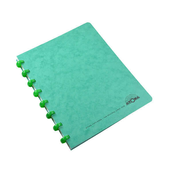 Atoma Classic Colours Card Cover Disc-Bound Refillable Notebook A5+ by Atoma at Cult Pens