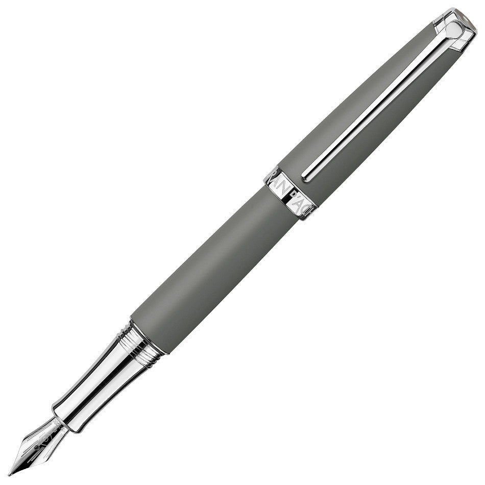 Caran d'Ache Leman Fountain Pen Grey by Caran d'Ache at Cult Pens
