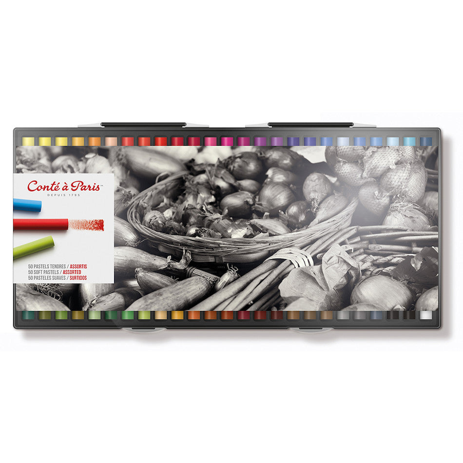 Conté à Paris Soft Pastel Set of 50 Assorted by Conté à Paris at Cult Pens
