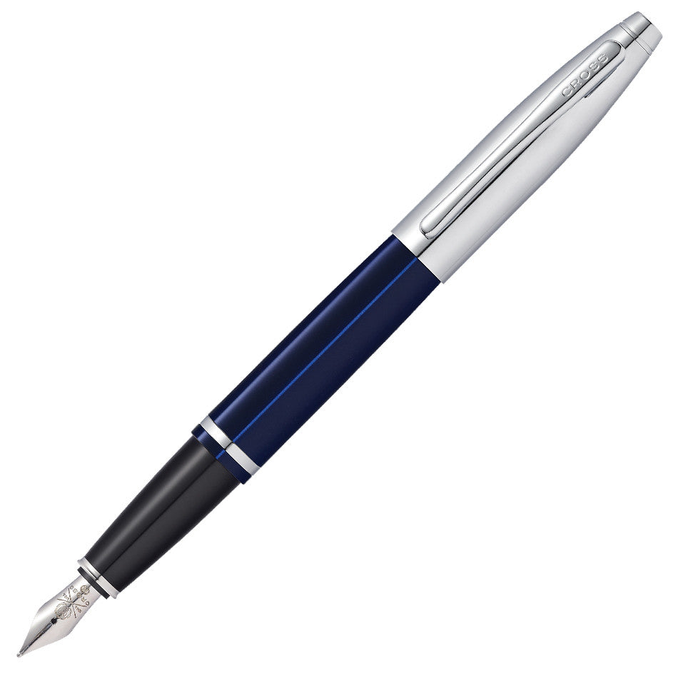 Cross Calais Fountain Pen Blue Lacquer by Cross at Cult Pens