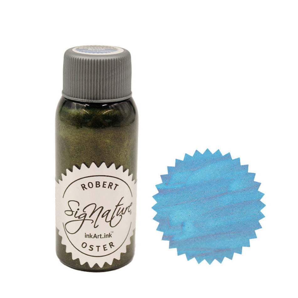 Cult Pens Exclusive Shake n Shimmy Dipping Ink by Robert Oster 50ml Limited Edition Bantham Blue Dip by Robert Oster at Cult Pens