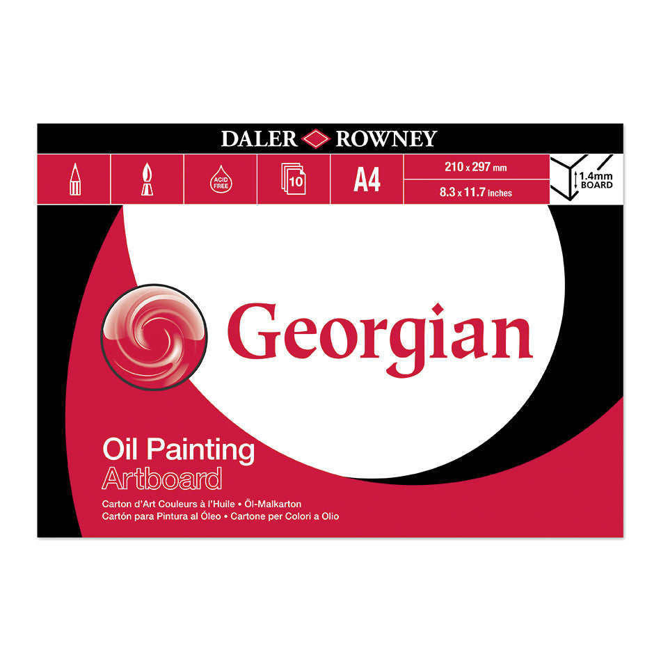 Daler-Rowney Georgian Artboard Pad A4 by Daler-Rowney at Cult Pens