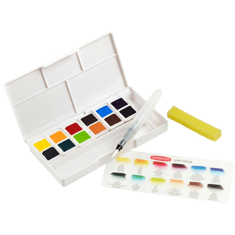 Derwent Inktense Paint Pan Travel Set #01 by Derwent at Cult Pens