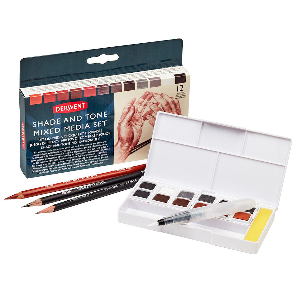 Derwent Shade & Tone Paint Pan Set by Derwent at Cult Pens