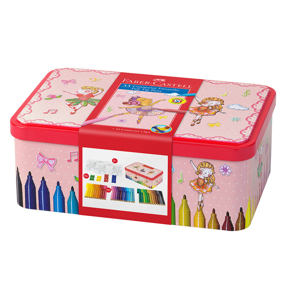 Faber-Castell Connector Pen Ballerina Box of 33 by Faber-Castell at Cult Pens