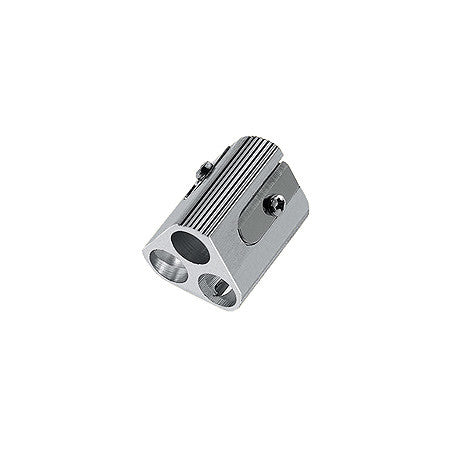 M+R Triangular Magnesium Triple Hole Pencil Sharpener by M+R at Cult Pens