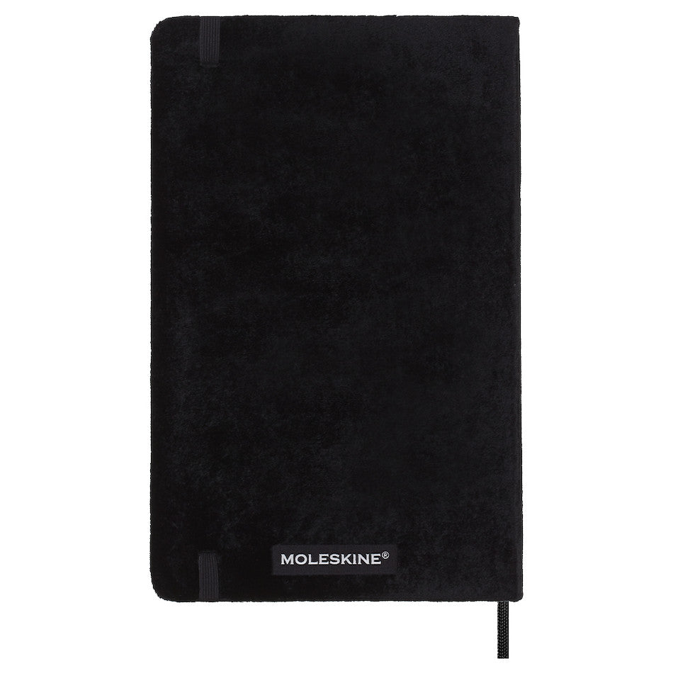 Moleskine Limited Collection Large Notebook Velvet Black Ruled by Moleskine at Cult Pens