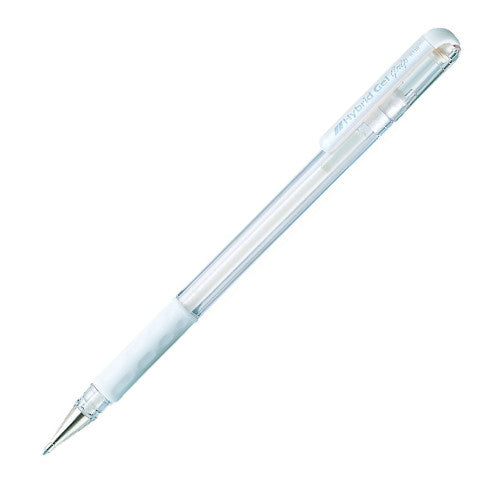 Pentel Hybrid Gel Grip Metallic Rollerball Pen K118M by Pentel at Cult Pens