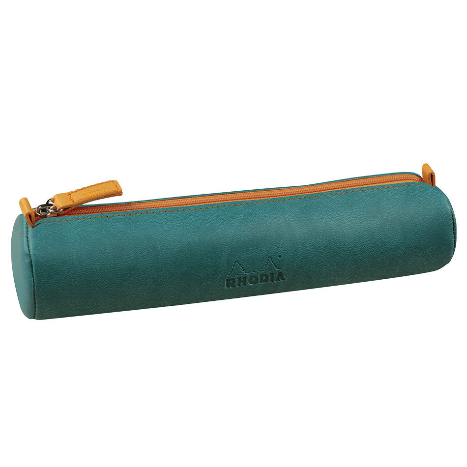 Rhodia Rhodiarama Round Pencil Case Peacock by Rhodia at Cult Pens