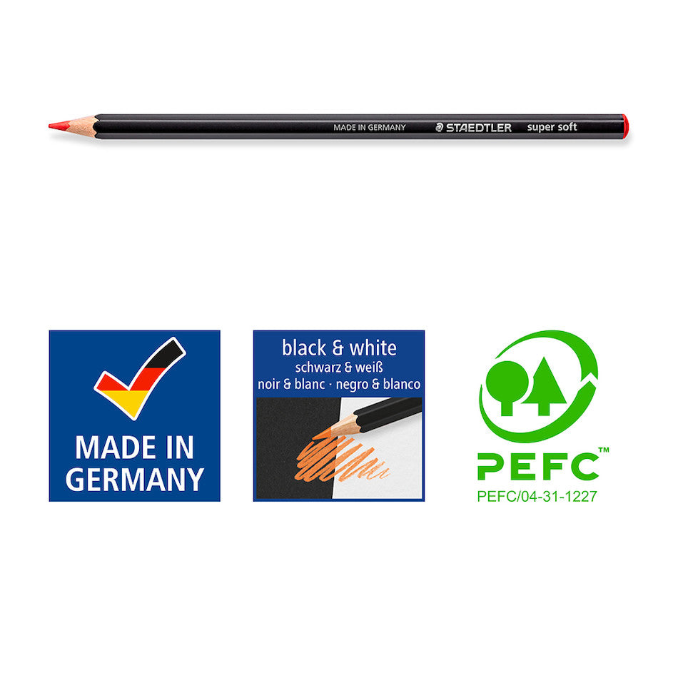Staedtler Design Journey Super Soft Coloured Pencils Tin of 24 by Staedtler at Cult Pens