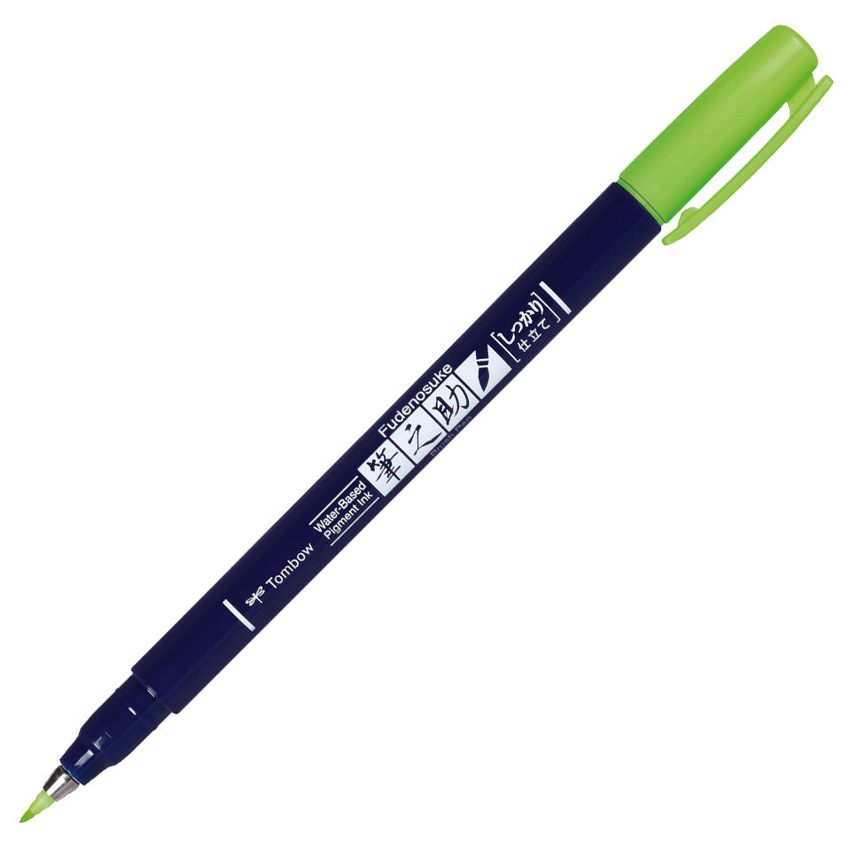 Tombow Fudenosuke Neon Colour Brush Pen by Tombow at Cult Pens