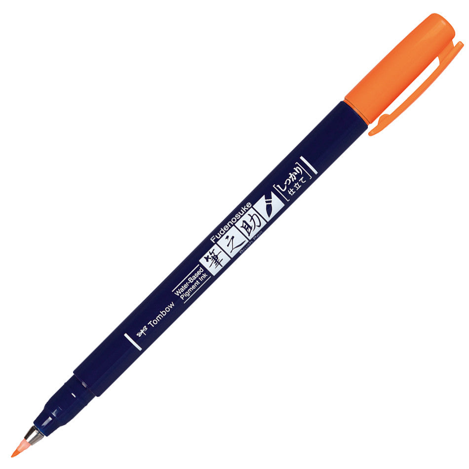 Tombow Fudenosuke Neon Colour Brush Pen by Tombow at Cult Pens