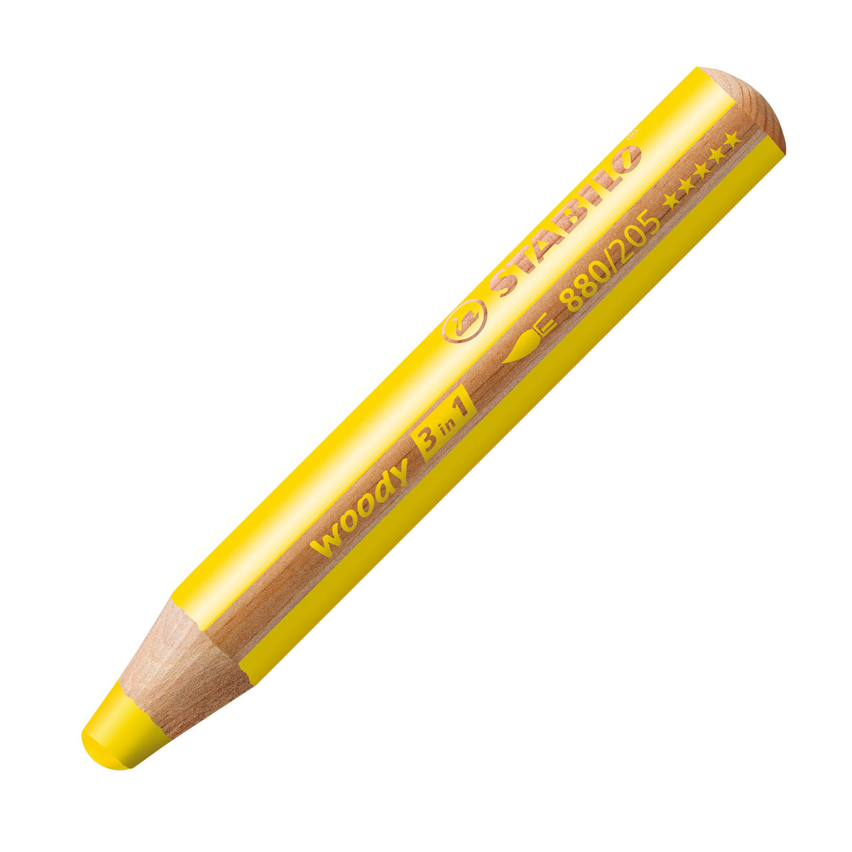 STABILO woody 3-in-1 Pencil Set of 6