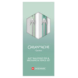 Caran d'Ache Special Edition 849 Ballpoint Pen & 844 Mechanical Pencil 0.5 mm Set Misty Forest