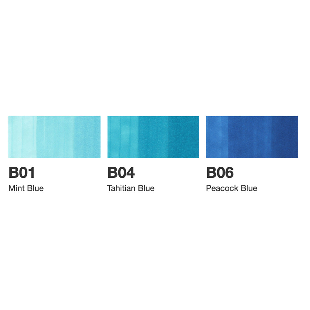 Copic Sketch Marker Pen Colour Fusion Set of 3