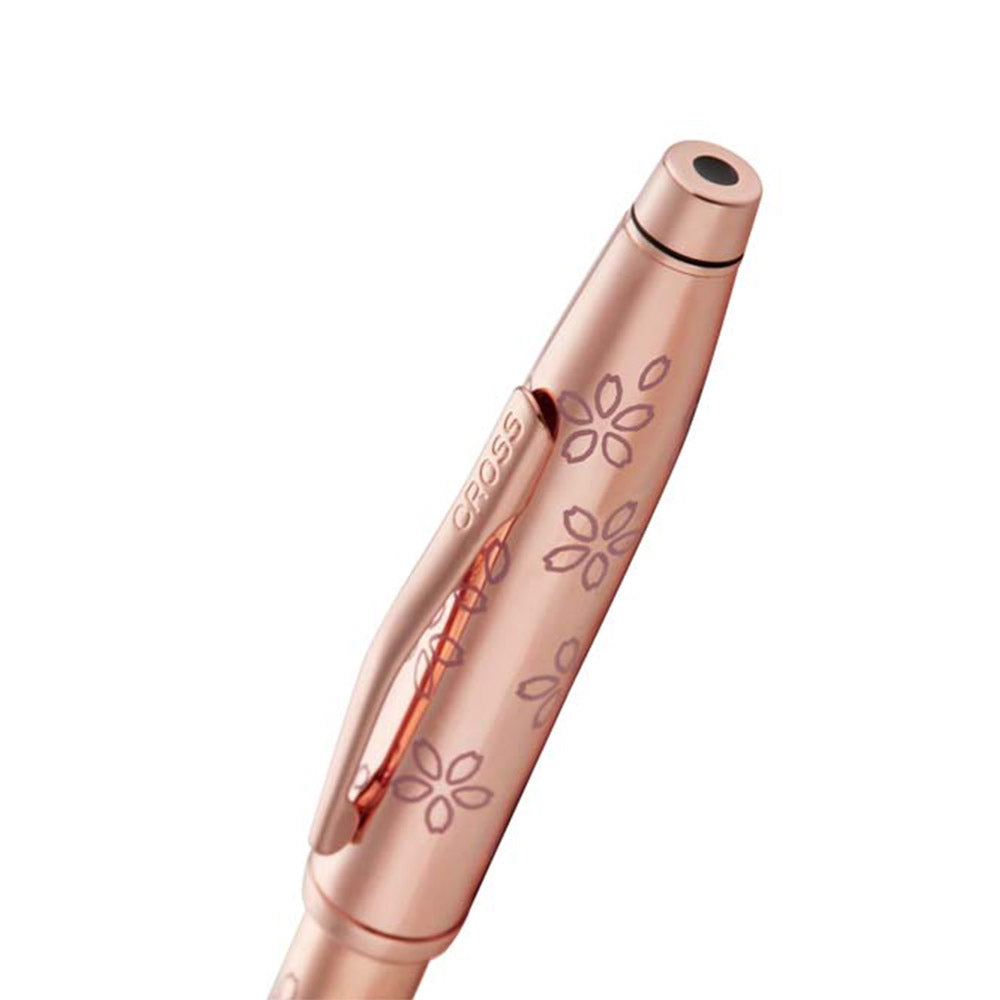 Cross Century II Cherry Blossom Rose Gold Plated Ballpoint Pen