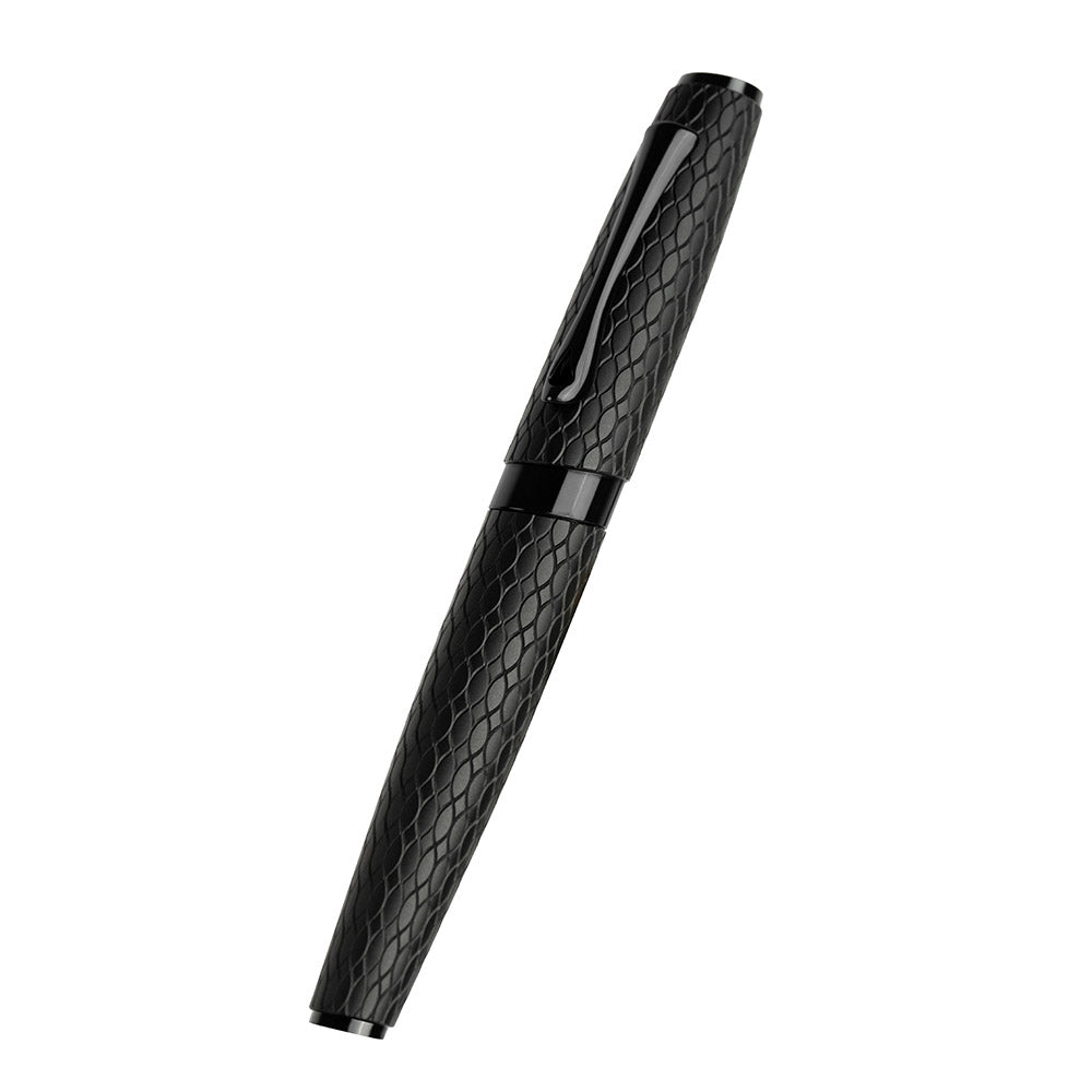 Diplomat Cobra Guilloche Fountain Pen Black