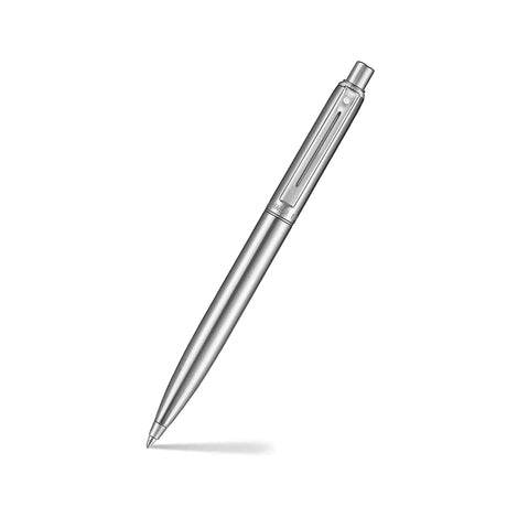 Sheaffer Sentinel 330 Ballpoint Pen Brushed Chrome with Chrome Trim