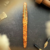 Esterbrook Estie Fountain Pen Honeycomb With Gold Trim Custom Gena Nib