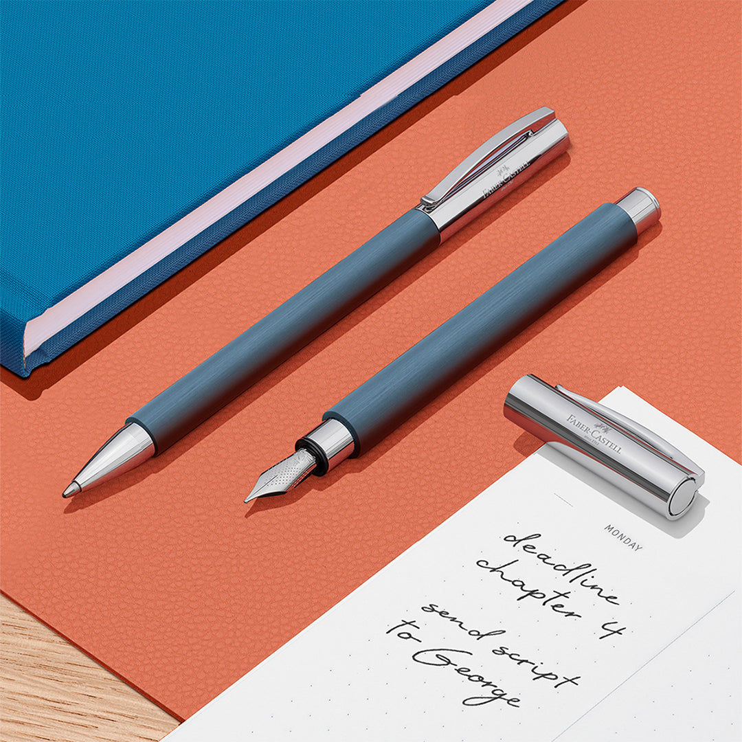 Faber-Castell Ambition Precious Resin Fountain Pen Blue