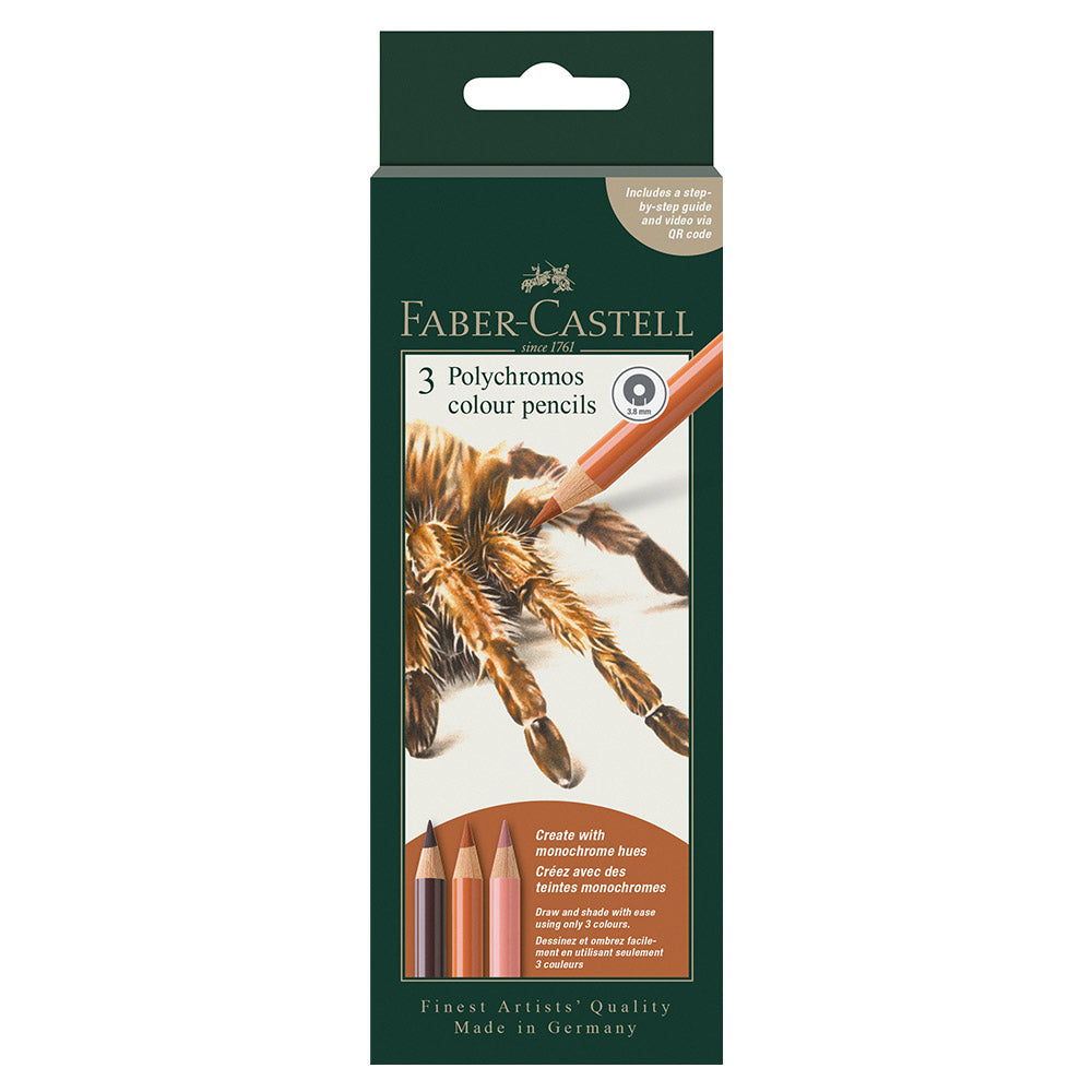 Faber-Castell Polychromos 3 Colour Creative Set Spider