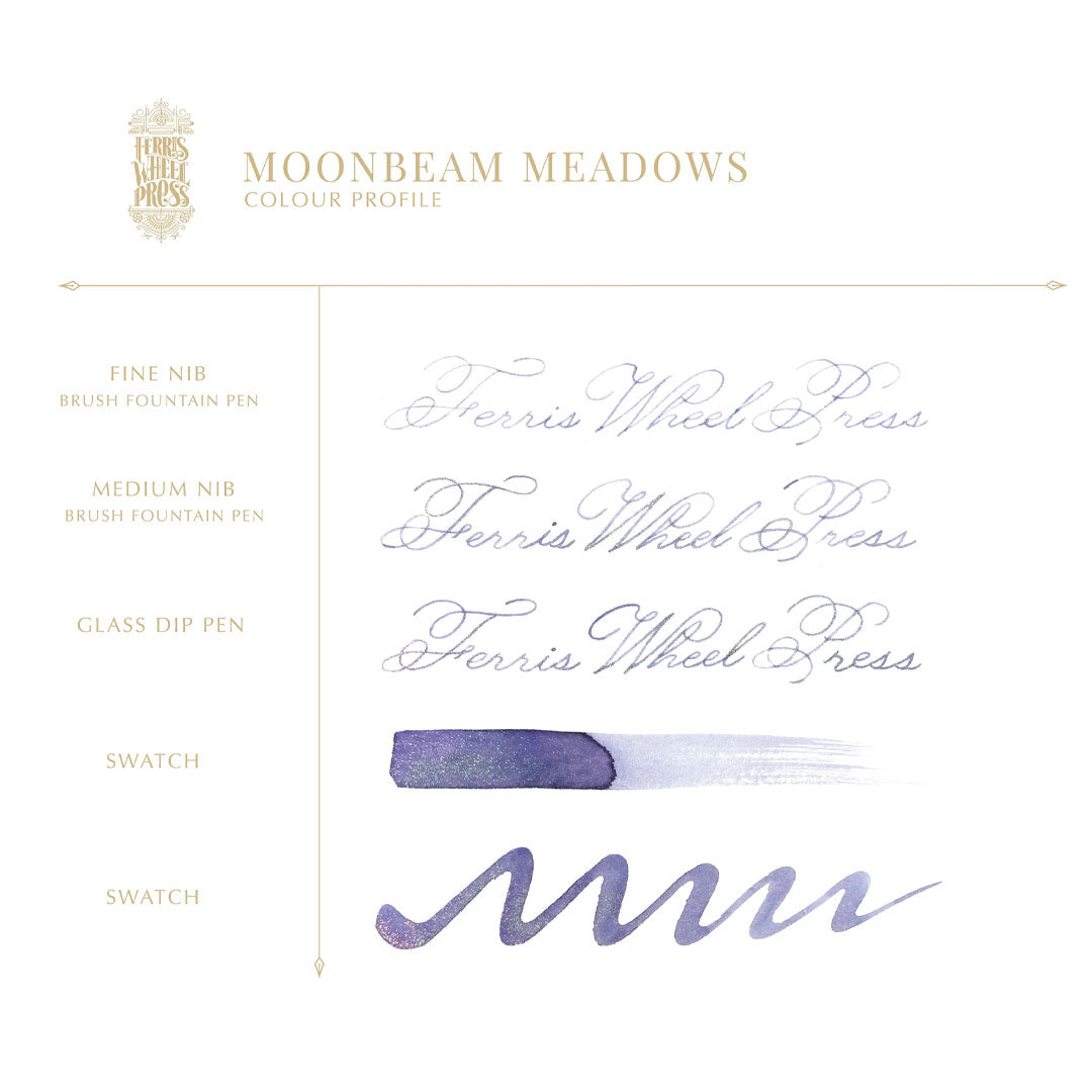 Ferris Wheel Press Ferritales Fountain Pen Ink 20ml Moonbeam Meadows