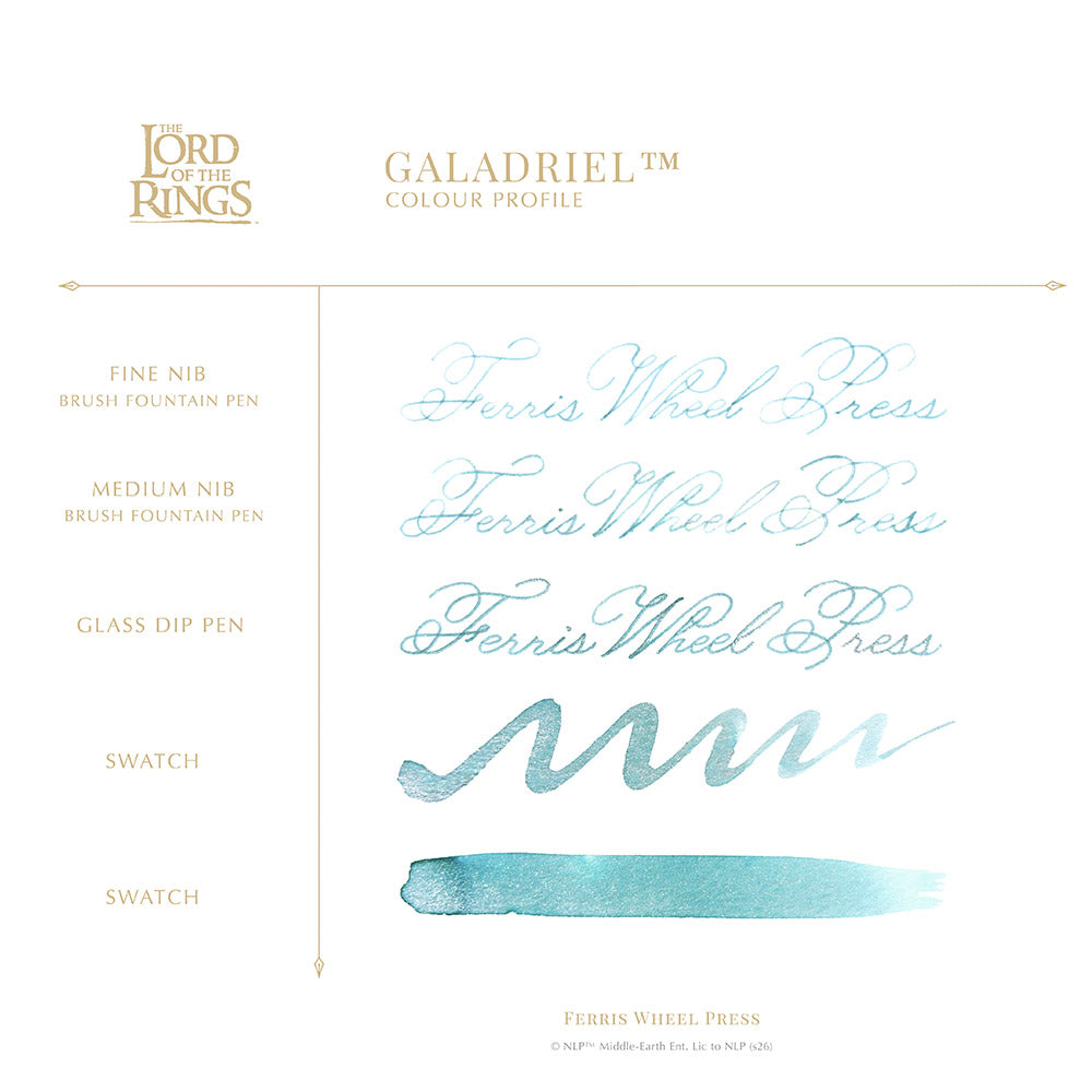 Ferris Wheel Press Lord of the Rings Pen and Ink Set Galadriel