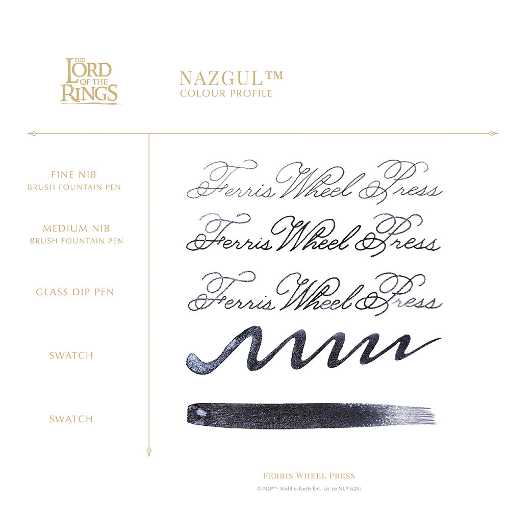 Ferris Wheel Press Lord of the Rings Pen and Ink Set Nazgûl