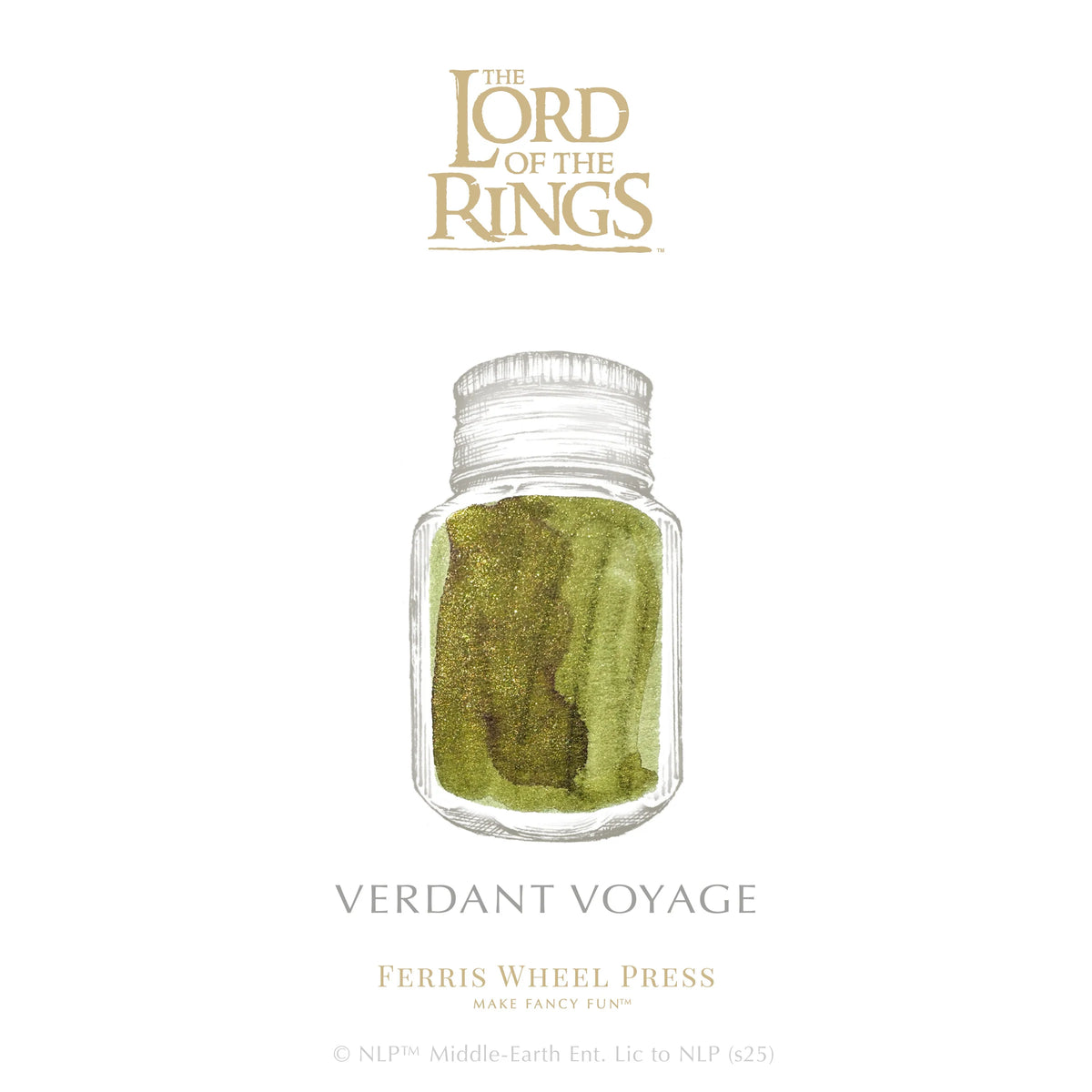 Ferris Wheel Press Lord of the Rings Bijou Fountain Pen and 28ml Ink Set Ringbearer