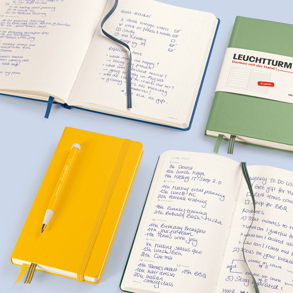 LEUCHTTURM1917 Weekly Planner & Notebook 2027 Hardcover Composition B5 Sage
