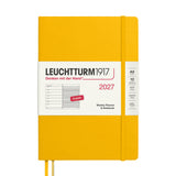LEUCHTTURM1917 Weekly Planner & Notebook 2027 Hardcover Medium A5 Sunflower