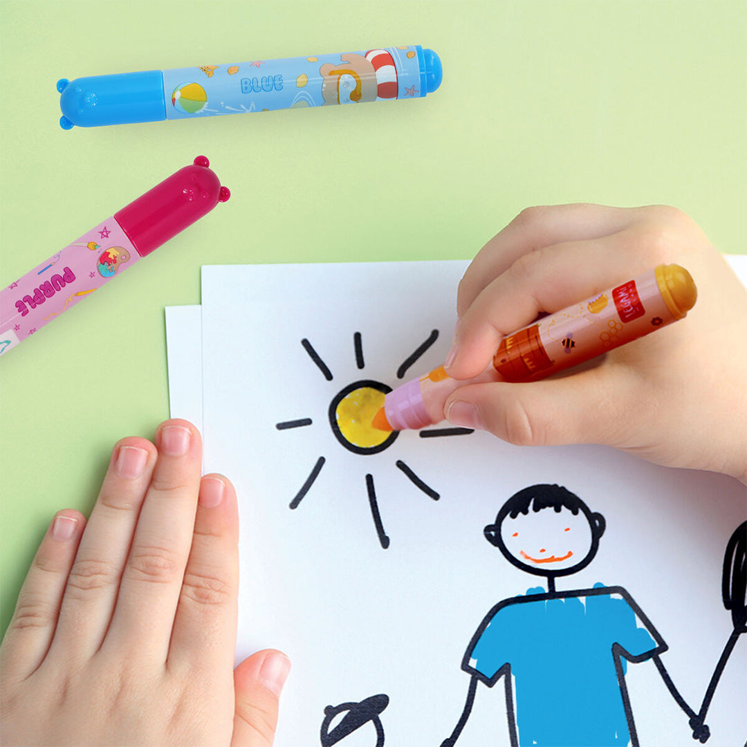 Legami Brush Markers Set of 12 Teddy Friends