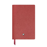 Montblanc Small Notebook Brick Red Leather Lined