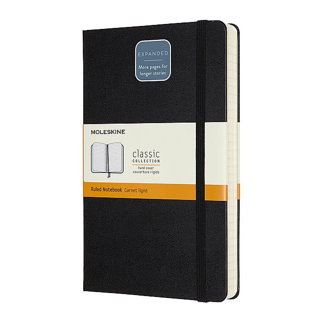Moleskine Classic Collection Expanded Large Notebook Black