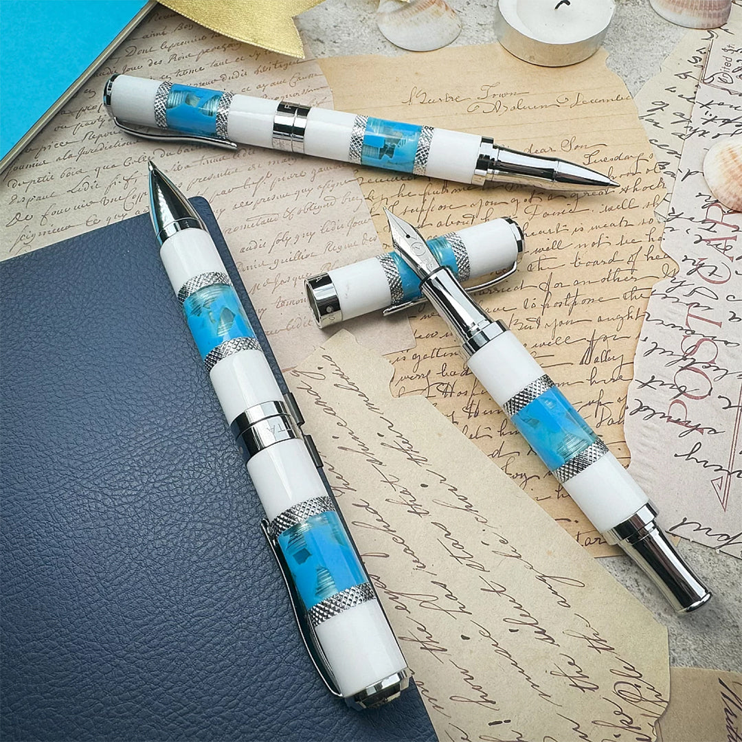 Monteverde Regatta Sport Ballpoint Pen Santorini Blue