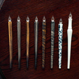 HIZEN5 Saga Collective Japanese Ceramic Glass Dip Pen White Porcelain