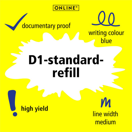 ONLINE D1-Short Mini Refills