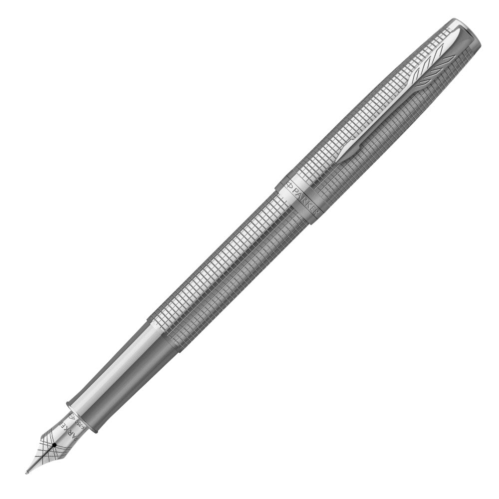 Parker Sonnet Fountain Pen Cisele Palladium 18kt Nib