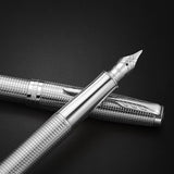 Parker Sonnet Fountain Pen Cisele Palladium 18kt Nib